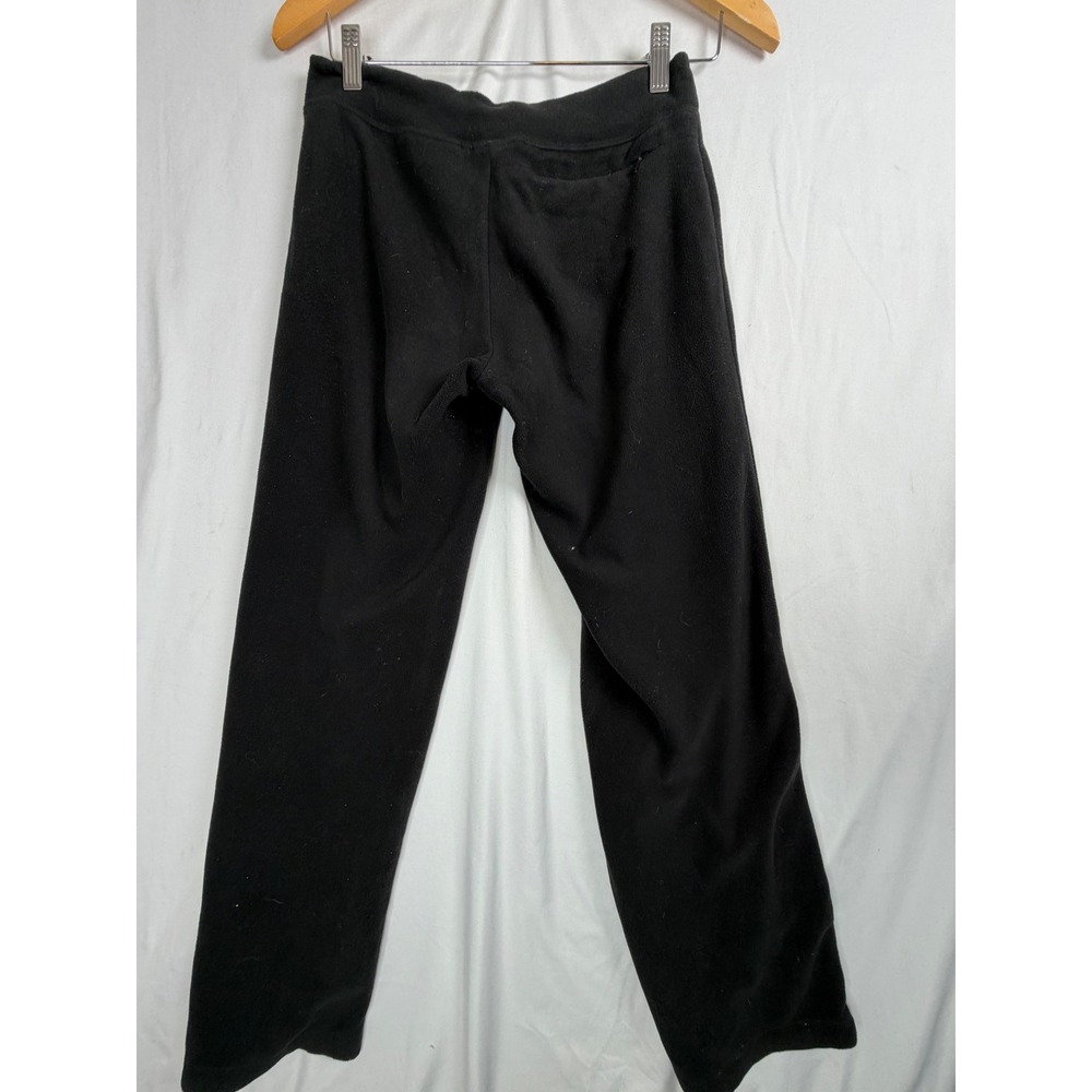 The North Face Fleece Pants M Black Polartec Classic Wide Leg Lounge Trousers